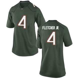 Mark Fletcher Jr. Replica Green Women's Miami Hurricanes Alternate Jersey